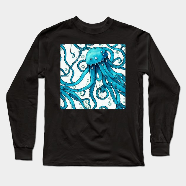 Tentacles Long Sleeve T-Shirt by astrobunny